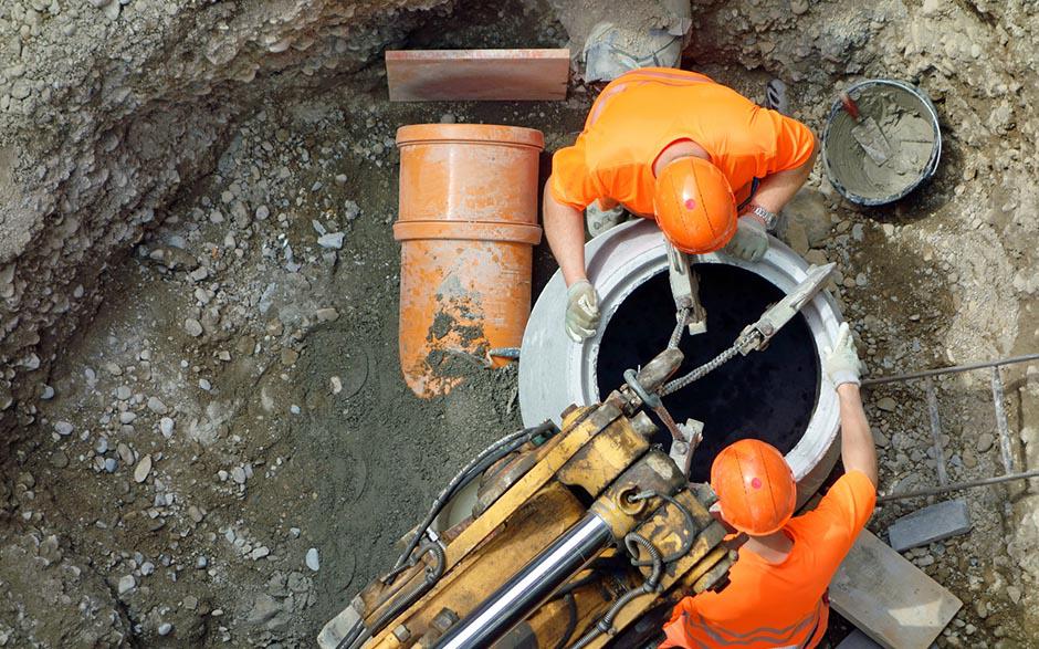 assainissement canalisation Le Thillay